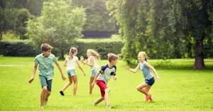 active outdoor play for kids